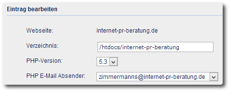 PHP E-Mail-Absender Goneo PHP E-Mail-Absender Goneo