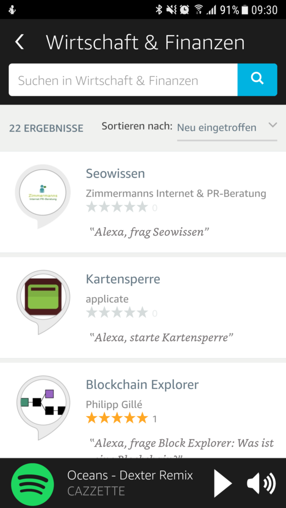 Alexa Fact Skill Seowissen in der Rubrik Wirtschaft Alexa Fact Skill Seowissen in der Rubrik Wirtschaft