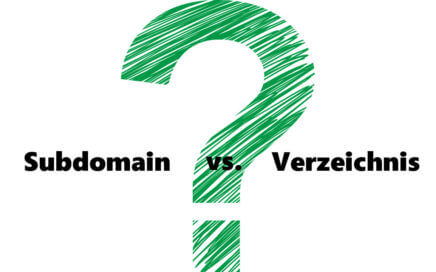 Subdomain oder Verzeichnis