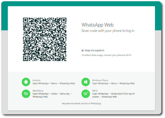 whatsapp web login ohne qr code